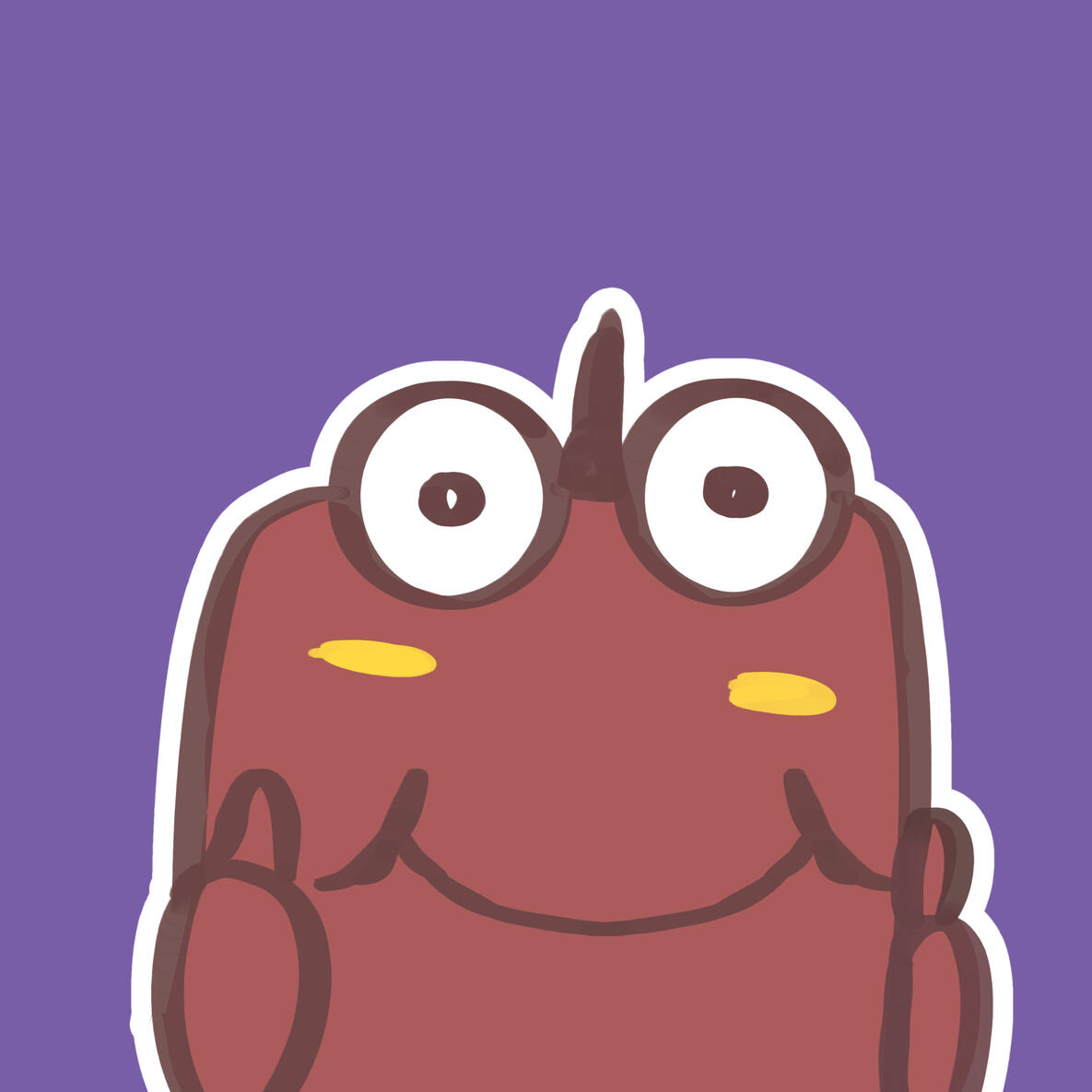 This is mini character, I study this art style in almost 1 month or I think it's already 1 month and consistent practice