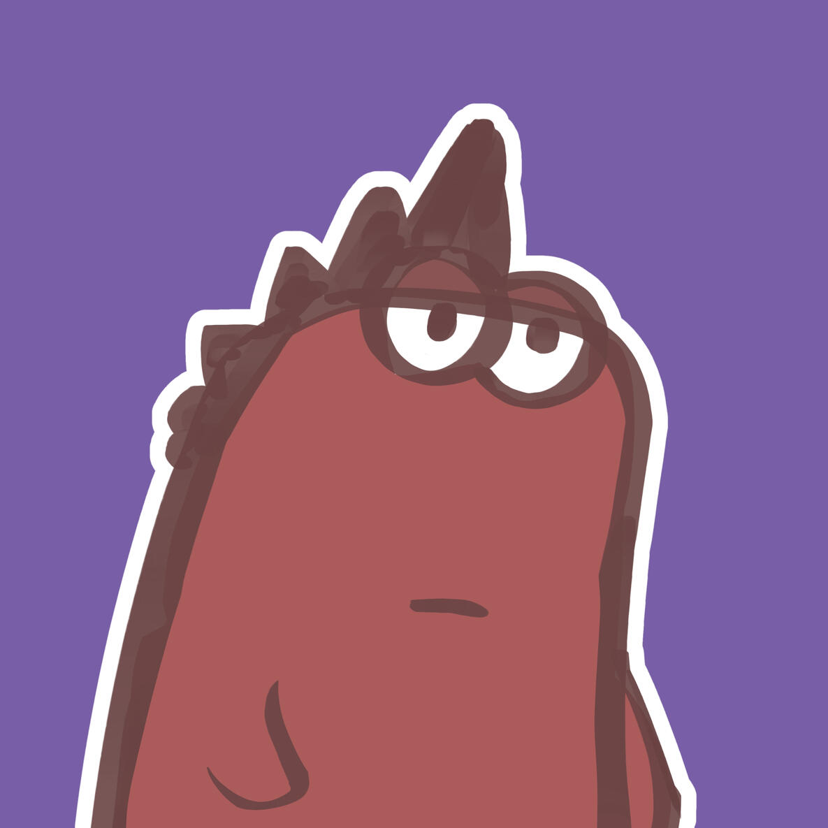 This is mini character, I study this art style in almost 1 month or I think it's already 1 month and consistent practice